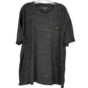 Greg Norman T-Shirt Charcoal Heather‎ Shark Logo Embroidery XXL